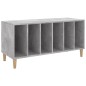 vidaXL Plattenschrank Betongrau 100x38x48 cm Holzwerkstoff vidaXL Plattenschrank Betongrau 100x38x48 cm Holzwerkstoff