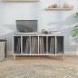 vidaXL Plattenschrank Betongrau 100x38x48 cm Holzwerkstoff vidaXL Plattenschrank Betongrau 100x38x48 cm Holzwerkstoff