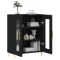 vidaXL Sideboard Schwarz 69,5x34x90 cm Holzwerkstoff vidaXL Sideboard Schwarz 69,5x34x90 cm Holzwerkstoff