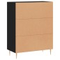 vidaXL Sideboard Schwarz 69,5x34x90 cm Holzwerkstoff vidaXL Sideboard Schwarz 69,5x34x90 cm Holzwerkstoff