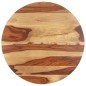 vidaXL Tischplatte Massivholz Palisander Rund 25-27 mm 50 cm vidaXL Tischplatte Massivholz Palisander Rund 25-27 mm 50 cm