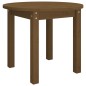 vidaXL Couchtisch Honigbraun Ø 55x45 cm Massivholz Kiefer vidaXL Couchtisch Honigbraun Ø 55x45 cm Massivholz Kiefer