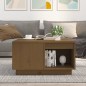 vidaXL Couchtisch Honigbraun 60x61x32,5 cm Massivholz Kiefer vidaXL Couchtisch Honigbraun 60x61x32,5 cm Massivholz Kiefer