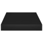 vidaXL Schwebendes Wandregal Schwarz 23x23,5x3,8 cm MDF vidaXL Schwebendes Wandregal Schwarz 23x23,5x3,8 cm MDF