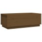 vidaXL Couchtisch Honigbraun 100x50x35 cm Massivholz Kiefer vidaXL Couchtisch Honigbraun 100x50x35 cm Massivholz Kiefer