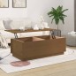 vidaXL Couchtisch Honigbraun 100x50x35 cm Massivholz Kiefer vidaXL Couchtisch Honigbraun 100x50x35 cm Massivholz Kiefer