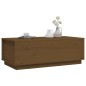 vidaXL Couchtisch Honigbraun 100x50x35 cm Massivholz Kiefer vidaXL Couchtisch Honigbraun 100x50x35 cm Massivholz Kiefer