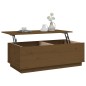 vidaXL Couchtisch Honigbraun 100x50x35 cm Massivholz Kiefer vidaXL Couchtisch Honigbraun 100x50x35 cm Massivholz Kiefer