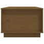vidaXL Couchtisch Honigbraun 100x50x35 cm Massivholz Kiefer vidaXL Couchtisch Honigbraun 100x50x35 cm Massivholz Kiefer
