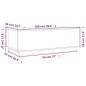 vidaXL Couchtisch Honigbraun 100x50x35 cm Massivholz Kiefer vidaXL Couchtisch Honigbraun 100x50x35 cm Massivholz Kiefer