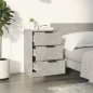 vidaXL Nachttische 2 Stk. Betongrau 40x36x65 cm vidaXL Nachttische 2 Stk. Betongrau 40x36x65 cm