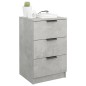 vidaXL Nachttische 2 Stk. Betongrau 40x36x65 cm vidaXL Nachttische 2 Stk. Betongrau 40x36x65 cm