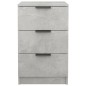 vidaXL Nachttische 2 Stk. Betongrau 40x36x65 cm vidaXL Nachttische 2 Stk. Betongrau 40x36x65 cm