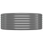 vidaXL Hochbeet Pulverbeschichteter Stahl 175x100x36 cm Grau vidaXL Hochbeet Pulverbeschichteter Stahl 175x100x36 cm Grau