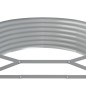 vidaXL Hochbeet Pulverbeschichteter Stahl 175x100x36 cm Grau vidaXL Hochbeet Pulverbeschichteter Stahl 175x100x36 cm Grau