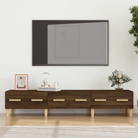 vidaXL TV-Schrank Braun Eichen-Optik 150x34,5x30 cm Holzwerkstoff