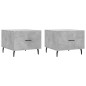 vidaXL Couchtische 2 Stk. Betongrau 50x50x40 cm Holzwerkstoff vidaXL Couchtische 2 Stk. Betongrau 50x50x40 cm Holzwerkstoff