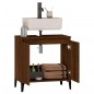 vidaXL Waschbeckenunterschrank Braun Eichen-Optik 58x33x60 cm vidaXL Waschbeckenunterschrank Braun Eichen-Optik 58x33x60 cm