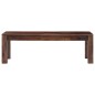 vidaXL Couchtisch Grau 110 x 50 x 35 cm Massivholz vidaXL Couchtisch Grau 110 x 50 x 35 cm Massivholz