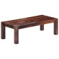 vidaXL Couchtisch Grau 110 x 50 x 35 cm Massivholz vidaXL Couchtisch Grau 110 x 50 x 35 cm Massivholz