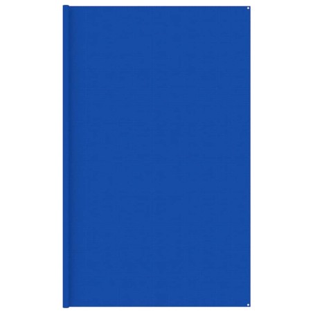 vidaXL Zeltteppich 400x400 cm Blau HDPE