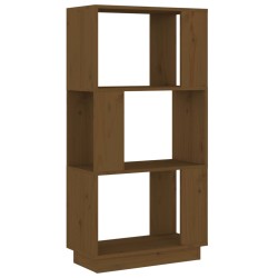vidaXL Bücherregal/Raumteiler Honigbraun 51x25x101cm Massivholz Kiefer