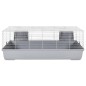 vidaXL Kleintierkäfig Grau 118x59x46 cm Polypropylen und Metall vidaXL Kleintierkäfig Grau 118x59x46 cm Polypropylen und Metall