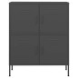 vidaXL Lagerschrank Anthrazit 80x35x101,5 cm Stahl vidaXL Lagerschrank Anthrazit 80x35x101,5 cm Stahl