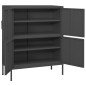 vidaXL Lagerschrank Anthrazit 80x35x101,5 cm Stahl vidaXL Lagerschrank Anthrazit 80x35x101,5 cm Stahl