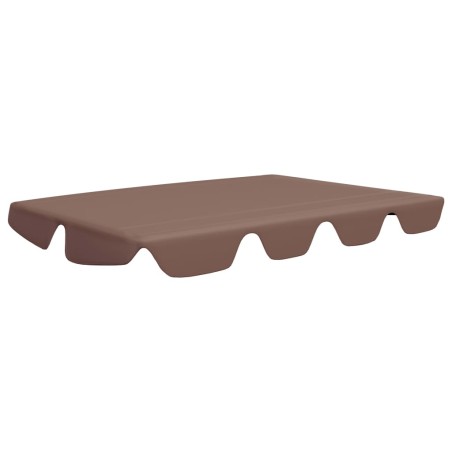 vidaXL Ersatzdach für Hollywoodschaukel Braun 150/130x70/105 cm 