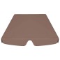 vidaXL Ersatzdach für Hollywoodschaukel Braun 150/130x70/105 cm vidaXL Ersatzdach für Hollywoodschaukel Braun 150/130x70/105 cm