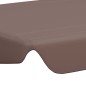 vidaXL Ersatzdach für Hollywoodschaukel Braun 150/130x70/105 cm vidaXL Ersatzdach für Hollywoodschaukel Braun 150/130x70/105 cm
