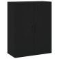Highboard Schwarz 69,5x34x180 cm Holzwerkstoff Highboard Schwarz 69,5x34x180 cm Holzwerkstoff