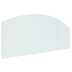 vidaXL Kaminofen Glasplatte 120x50 cm