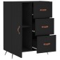 vidaXL Sideboard Schwarz 69,5x34x90 cm Holzwerkstoff vidaXL Sideboard Schwarz 69,5x34x90 cm Holzwerkstoff