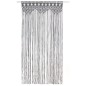 vidaXL Makramee Vorhang Anthrazit 140x240 cm Baumwolle vidaXL Makramee Vorhang Anthrazit 140x240 cm Baumwolle