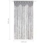 vidaXL Makramee Vorhang Anthrazit 140x240 cm Baumwolle vidaXL Makramee Vorhang Anthrazit 140x240 cm Baumwolle