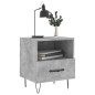 vidaXL Nachttische 2 Stk. Betongrau 40x35x47,5 cm Holzwerkstoff vidaXL Nachttische 2 Stk. Betongrau 40x35x47,5 cm Holzwerkstoff