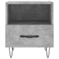 vidaXL Nachttische 2 Stk. Betongrau 40x35x47,5 cm Holzwerkstoff vidaXL Nachttische 2 Stk. Betongrau 40x35x47,5 cm Holzwerkstoff