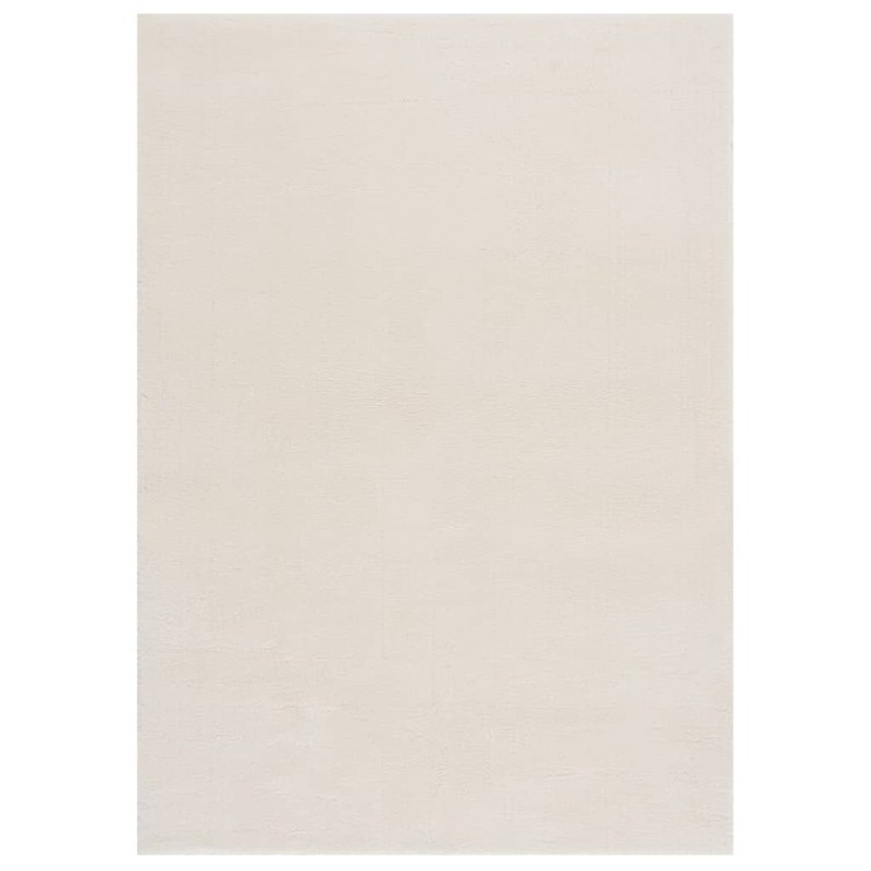 vidaXL Teppich Waschbar Flauschig Kurzflor 120x170 Rutschfest Creme vidaXL Teppich Waschbar Flauschig Kurzflor 120x170 Rutschfest Creme