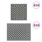 vidaXL 20-tlg. Handtuch-Set Schwarz und Weiß Baumwolle vidaXL 20-tlg. Handtuch-Set Schwarz und Weiß Baumwolle