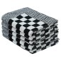 vidaXL 20-tlg. Handtuch-Set Schwarz und Weiß Baumwolle vidaXL 20-tlg. Handtuch-Set Schwarz und Weiß Baumwolle