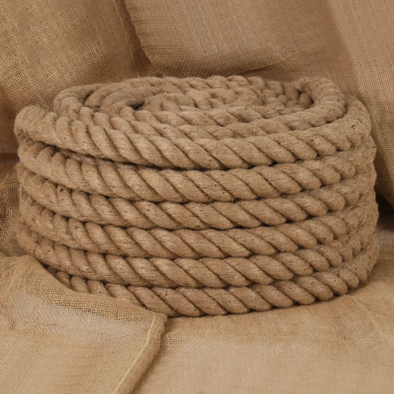vidaXL Juteseil 10 m Länge 40 mm Stärke vidaXL Juteseil 10 m Länge 40 mm Stärke