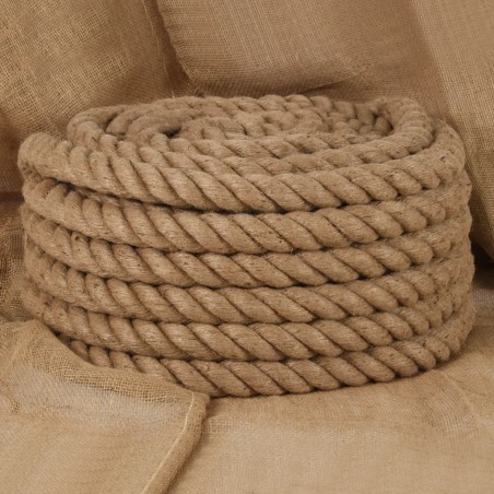 vidaXL Juteseil 10 m Länge 40 mm Stärke