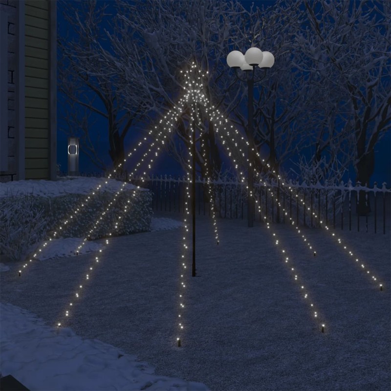vidaXL LED-Lichterkette Weihnachtsbaum Indoor Outdoor 400 LEDs 2,5 m vidaXL LED-Lichterkette Weihnachtsbaum Indoor Outdoor 400 LEDs 2,5 m