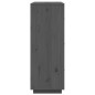 vidaXL Highboard Grau 67x40x108,5 cm Massivholz Kiefer vidaXL Highboard Grau 67x40x108,5 cm Massivholz Kiefer