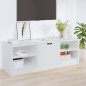 vidaXL TV-Schrank Hochglanz-Weiß 102x35x36,5 cm Holzwerkstoff vidaXL TV-Schrank Hochglanz-Weiß 102x35x36,5 cm Holzwerkstoff