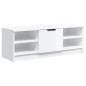 vidaXL TV-Schrank Hochglanz-Weiß 102x35x36,5 cm Holzwerkstoff vidaXL TV-Schrank Hochglanz-Weiß 102x35x36,5 cm Holzwerkstoff