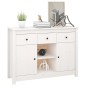 vidaXL Sideboard Weiß 100x35x74,5 cm Massivholz Kiefer vidaXL Sideboard Weiß 100x35x74,5 cm Massivholz Kiefer