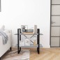 vidaXL Bücherregal 2 Fächer Grau Sonoma 80x30x70 cm Holzwerkstoff vidaXL Bücherregal 2 Fächer Grau Sonoma 80x30x70 cm Holzwerkstoff